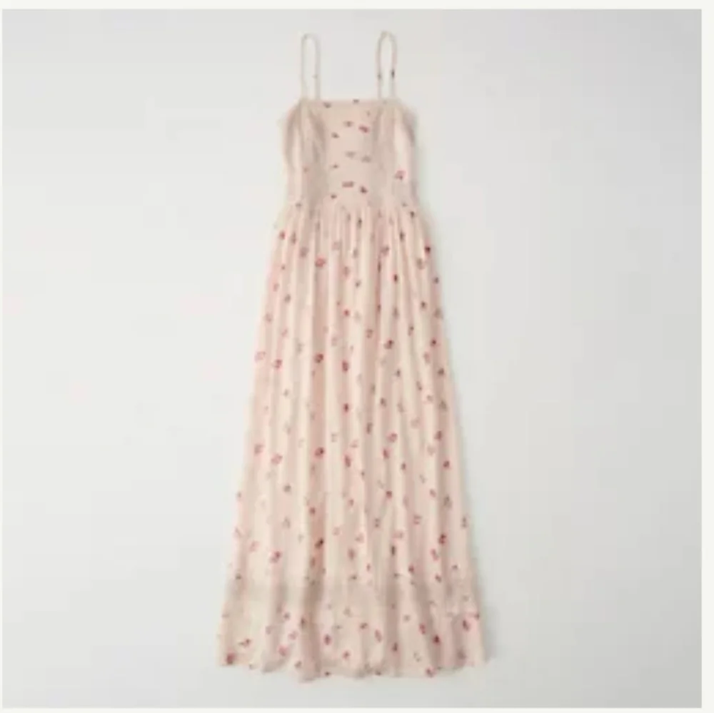 🌹 ABERCROMBIE & FITCH Lace-Pieced Cotton Maxi Dress 🌹